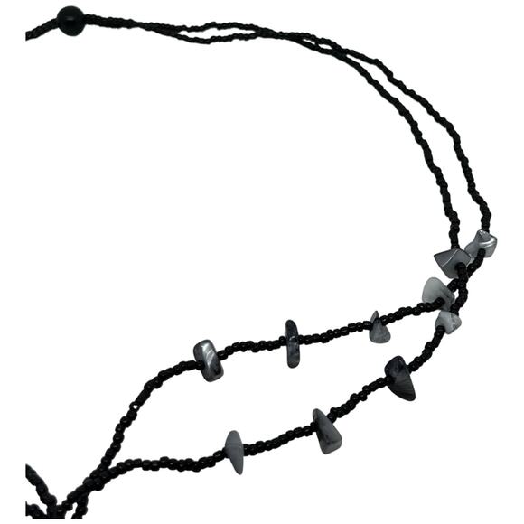 Beaded Shell Necklace - 30" Long, Good Condition - Picture 11 of 11